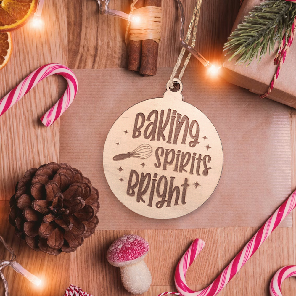 Baking Spirits Bright Bauble